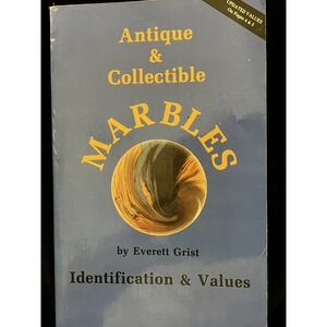 Antique Vintage Collectible Marbles Price Guide Everett Grist 2nd Ed 1990 Book